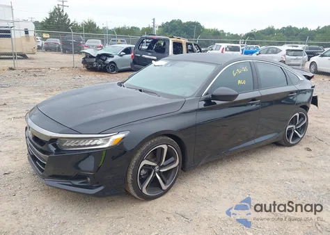 2021 Honda Accord Sport из США, поврежденный, VIN 1HGCV1F38MA036882